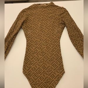 Fendi Skims beige bodysuit